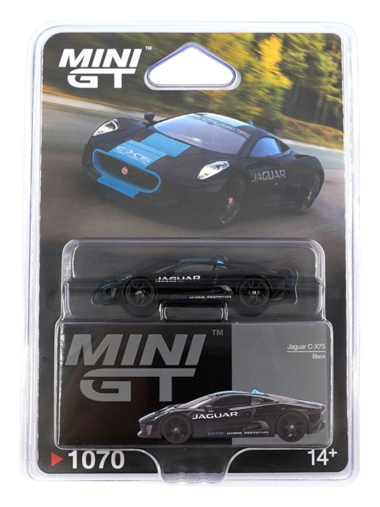 Mini GT Jaguar C-X75 (Black) Code-1070 1:64 Scale