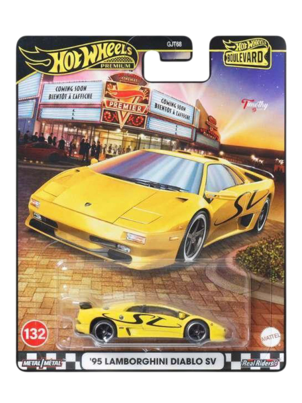 HotWheels 95 Lamborghini Diablo SV Imported Premium 1:64 Scale