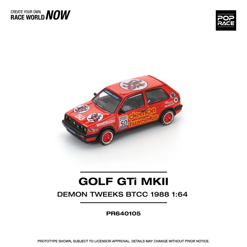 Pop race pr64-105 golf gti mk2 1:64 Scale