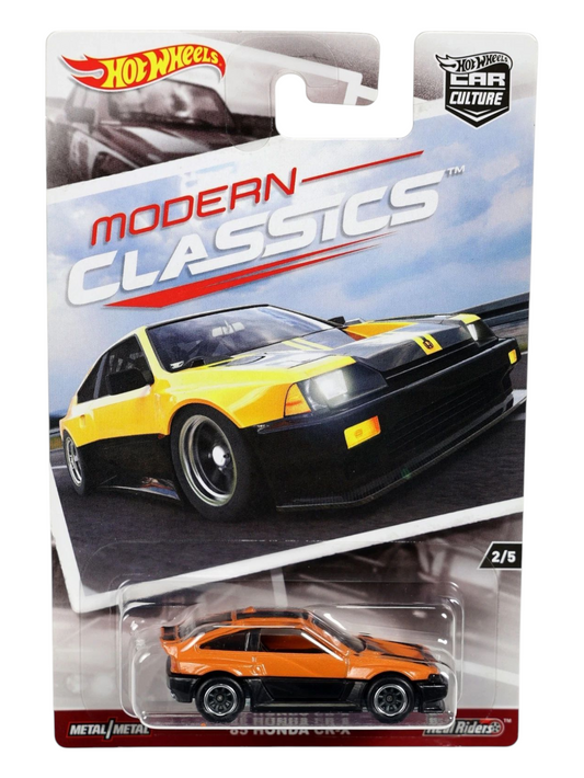 HotWheels Car Culture Modern Classics 85 Honda CR-X Imported Premium 1:64 Scale