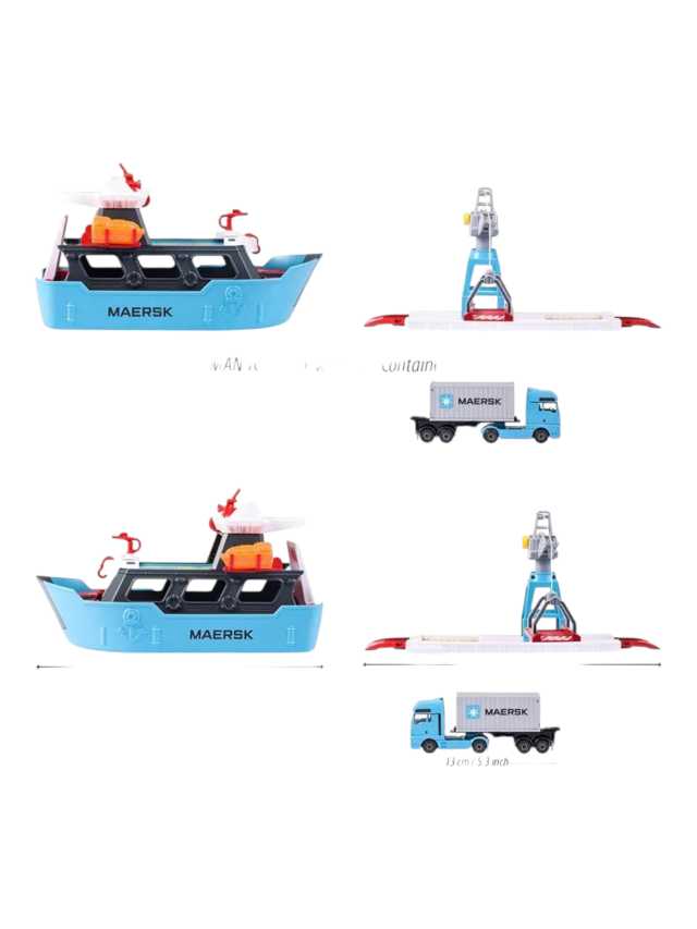 Majorette - Maersk Logistic Series Creatix Logistic Freight Ship