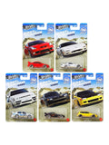 HotWheels Silver Series Fast And Furious Race- Off Set Of 5 Diecast Toyota Celica , Mazda RX-7 , Honda S2000 , Civic Eg , Volkswagen Jetta Mk3  1:64 Scale