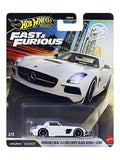 HotWheels Fast and Furious 'Mercedes-Benz SLS AMG Coupe Black Series' Imported Premium 1:64 Scale