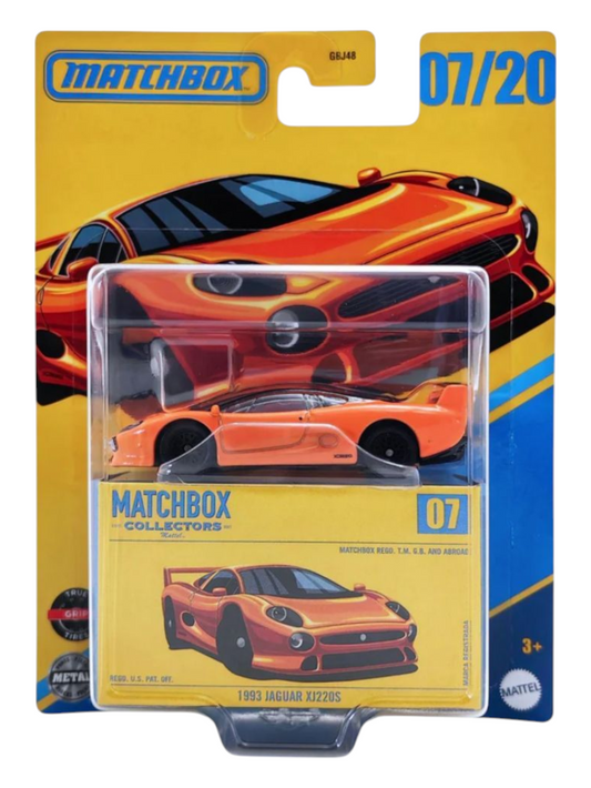 Matchbox Collectors Series 1993 Jaguar XJ220S 07/20 Imported Mainline 1:64 Scale