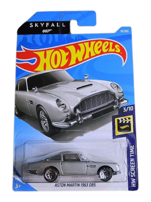 HotWheels Aston Martin 1963 DB5 Imported Mainline 1:64 Scale