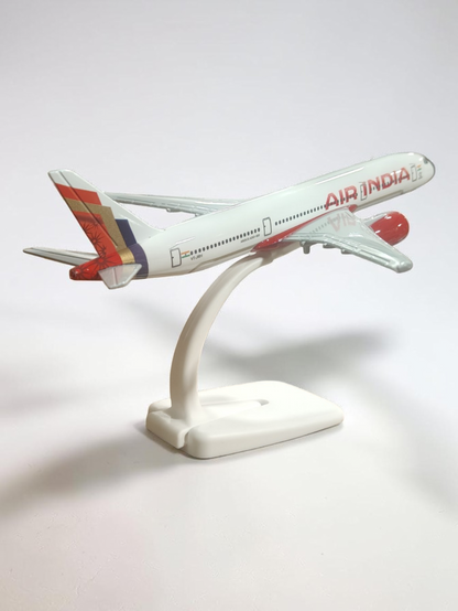 Aircraft Air India Airbus A350-900 VT - JRH Airplane Diecast Metal Display Stand With Landing Wheels 20cm Scale (No.326)