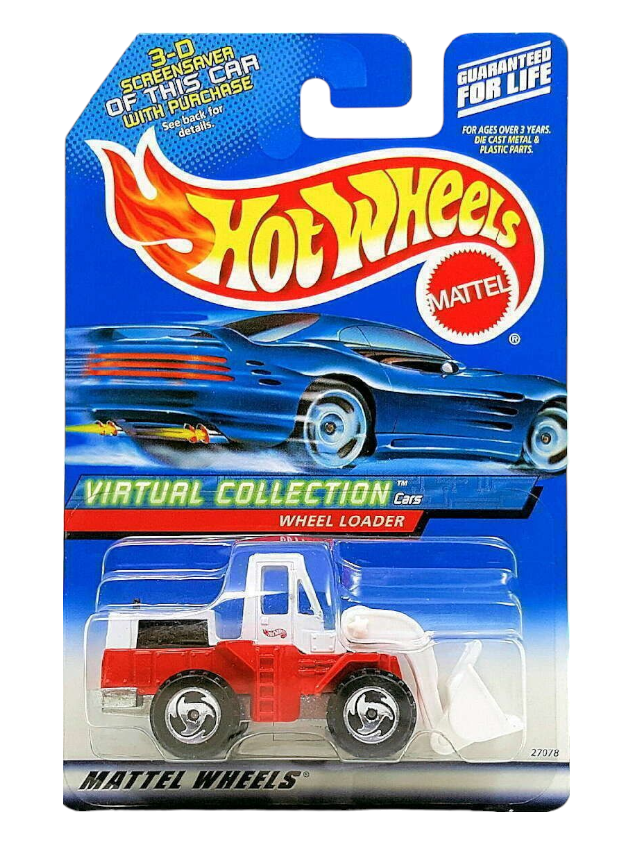 HotWheels Virtual Collection Wheel Loader Imported Mainline 1:64 Scale (Blister Damaged)