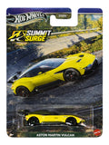 HotWheels Silver Series Summit Surge Aston Martin Vulcan Imported Card Art 1:64 Scale