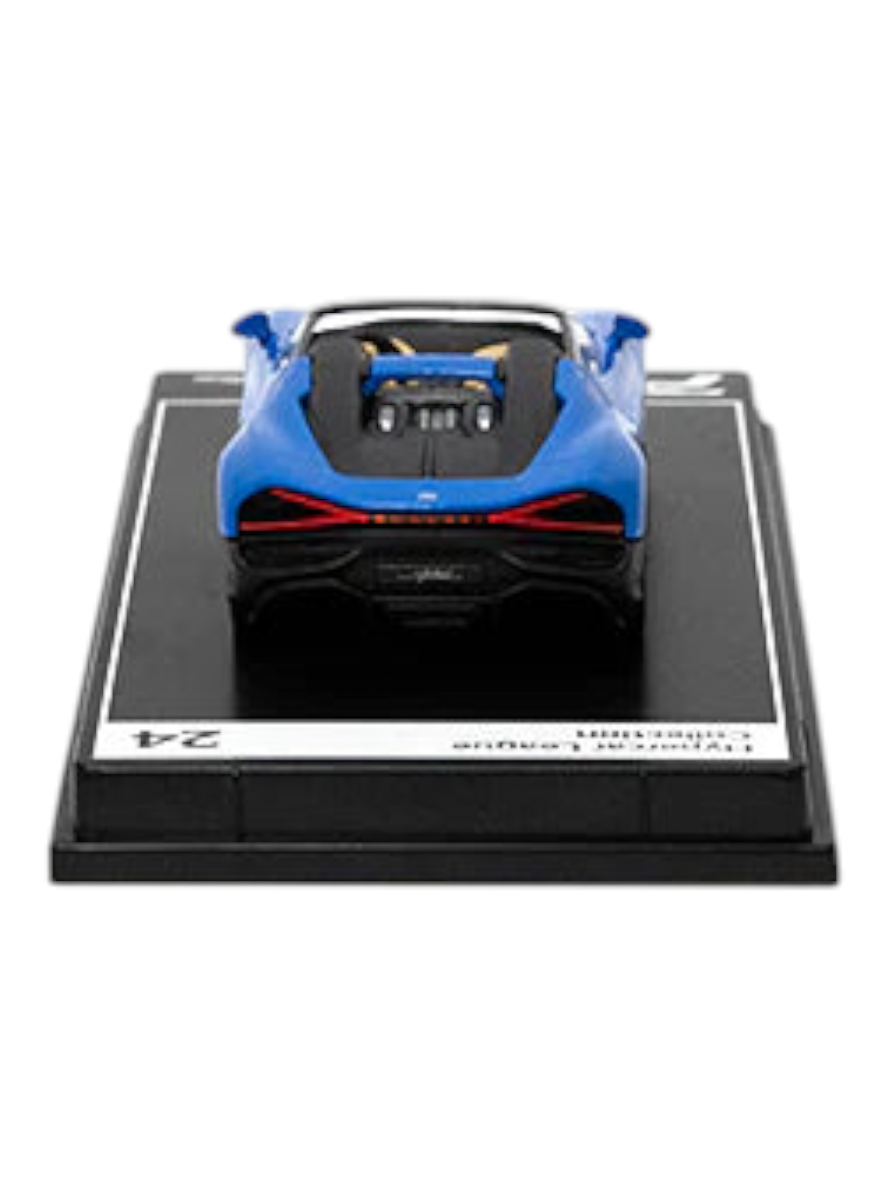 Postercars Hypercar League Collection Bugatti Mistral 1:64 Scale / French Racing Blue ( No 24 )