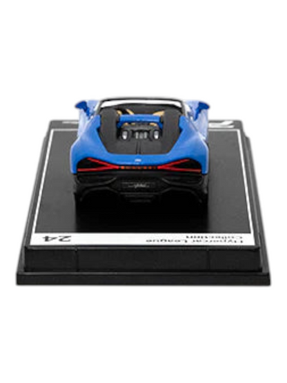 Postercars Hypercar League Collection Bugatti Mistral 1:64 Scale / French Racing Blue ( No 24 )