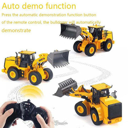 Huina Toys 1552 RC Loader 11 Function 1.87kg Remote control Power Rechargeable battery 3.7V 900mAh Play Time More Than 30 Minutes 2.4Gh 1:16 Scale USB Charger .