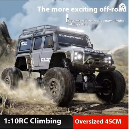 HB TOYS Racing Rally Clamber RTR Ready To Run 1:10 Scale 4WD RC Rock Crawler Off Road Car with Shock Absorbers.