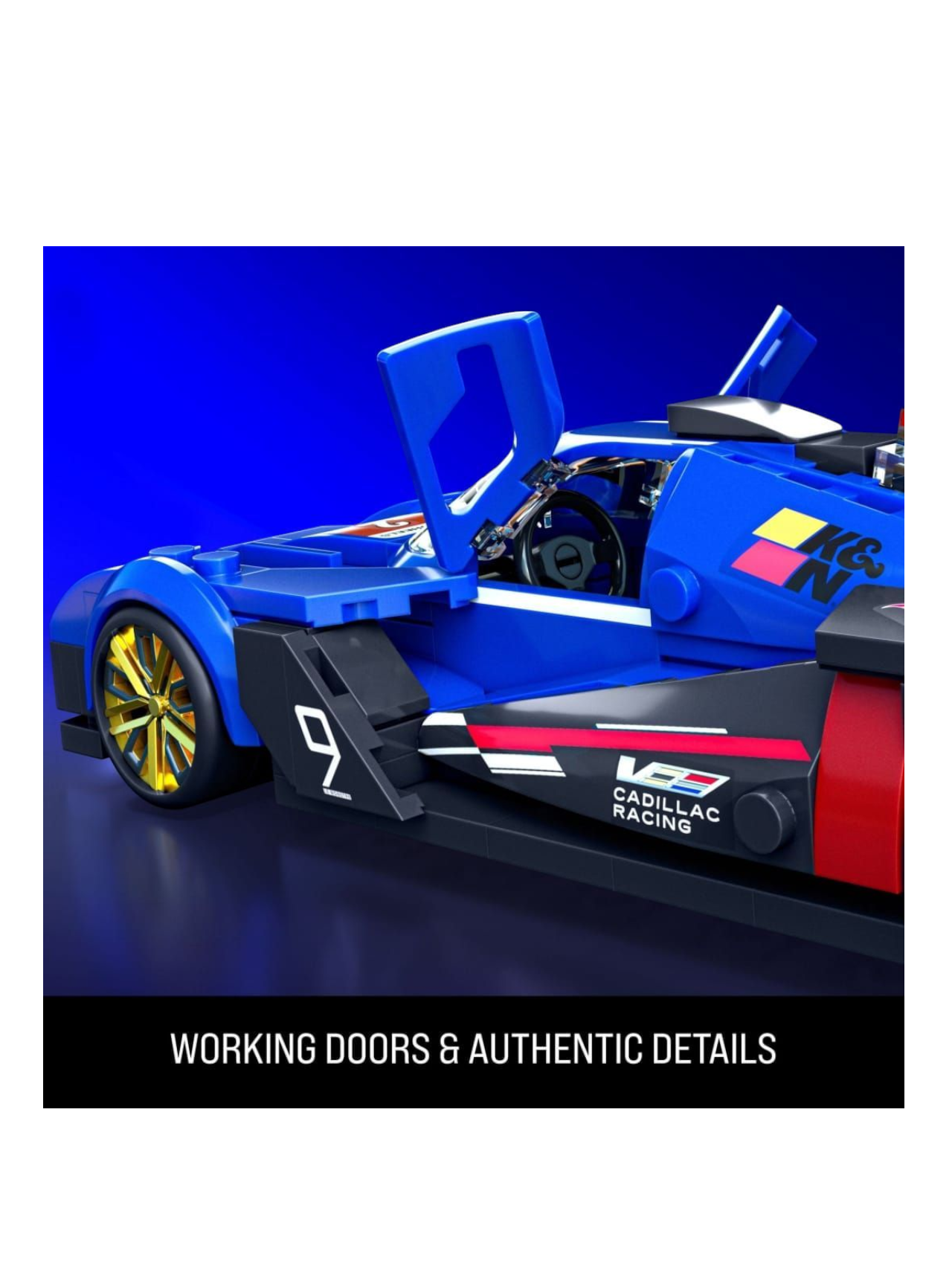 HotWheels Speed Series Cadillac Project GTP Hypercar Imported Brick Shop 1:32 Scale