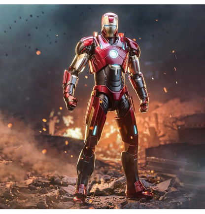 ZD TOYS "Marvel Studios Iron Man 3 – 1/10 Scale Iron Man Collectible Figure | ZD Toys – Iron Man Mark Code-1906-16