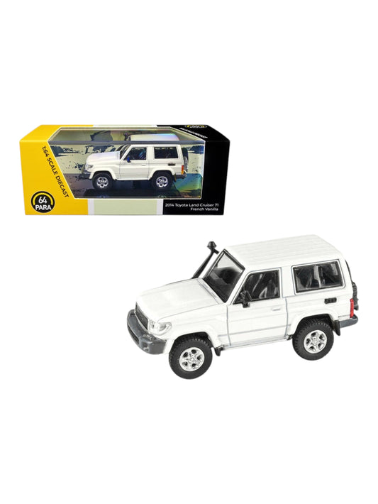 Para64 2012 Toyota land cruiser lc 79 french vanilla with canopy 1:64 Scale
