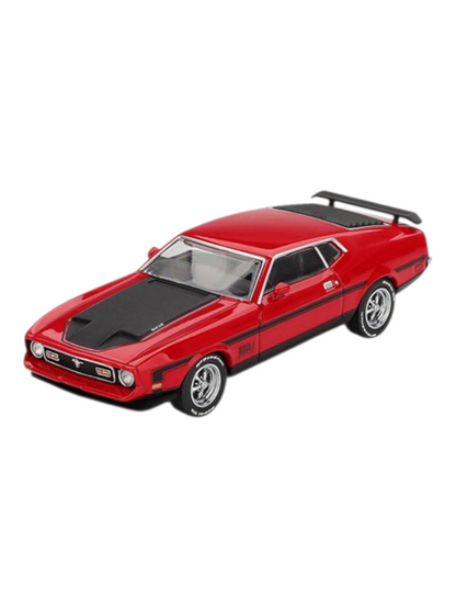 Mini GT 1122: Ford Mustang Mach1 1971 Race Red 1:64 Scale
