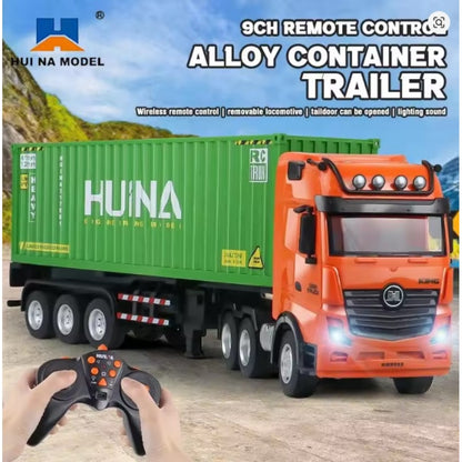 Huina Toys 1317 RC Remote Control Truck Detachable Container Trailer Rechargeable Battery USB Charging Cable Play Time: 20–30 minutes Charging Time: 2–3 hours 1:18 Scale
