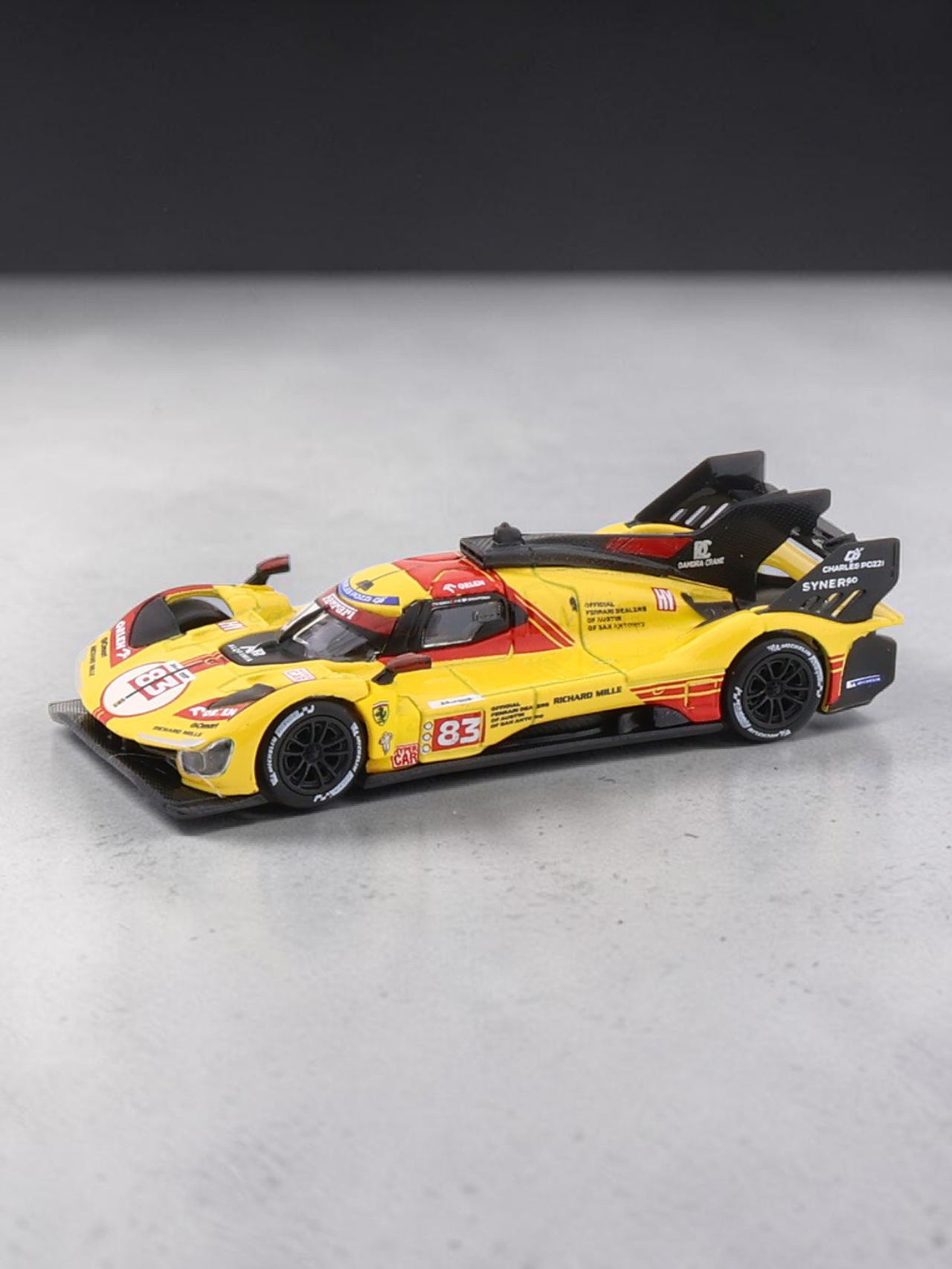 Bburago 499P Racing Ferrari No. 83 Imported 1:64 Scale ( with acrylic Case )