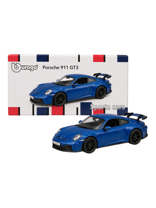 Bburago "PORSCHE 911 GT3"(Blue) 1:64 Scale