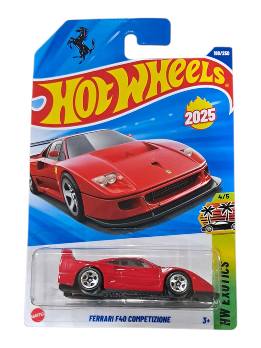 HotWheels Ferrari F40 Competizione Imported Mainline 1:64 Scale