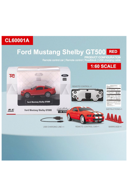 Ford Mustang Shelby GT500 1:60 Scale Remote Control (RC)