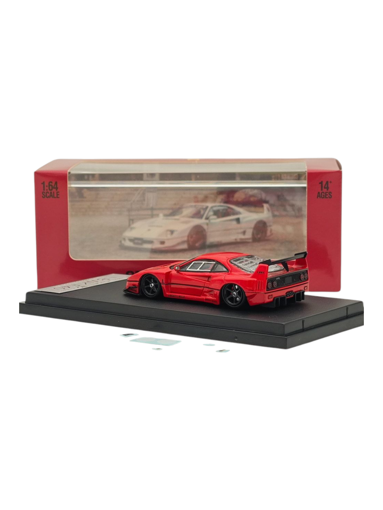 Street Warrior LBWK F40 Premium Diecast 1:64 Scale (With Acrylic Case)