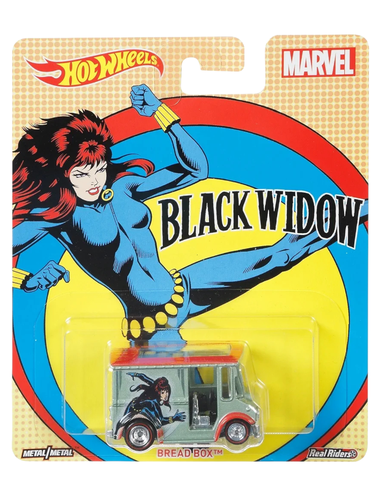 HotWheels Marvel Black Widow Bread Box Imported Premium 1:64 Scale