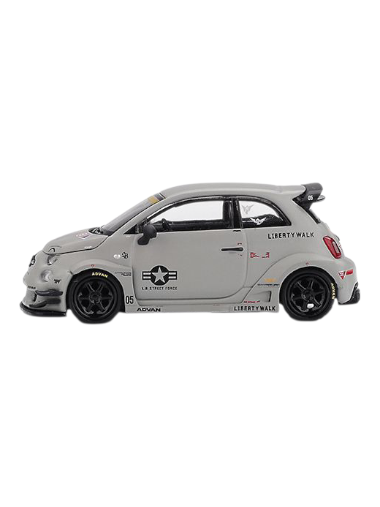 Mini GT LB-Works x Abas Works Abarth 595 (Fighters) Code-1064 1:64 Scale