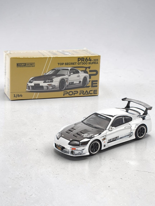 Pop Race Top Secret GT300 Supra PR64-325 1:64 Scale