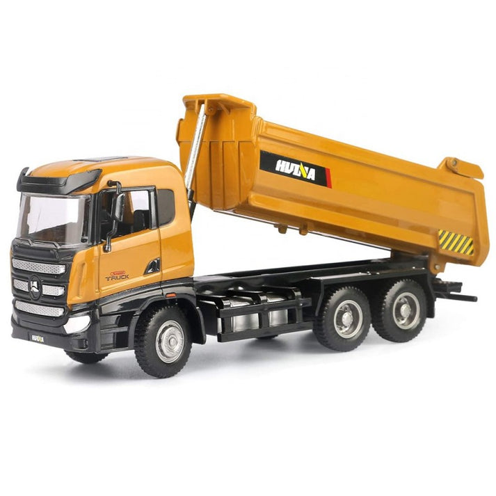 HUINA 1718 Professional Dump Truck Engineering Vehicle Model 1:50 Scale Die-cast Simulation