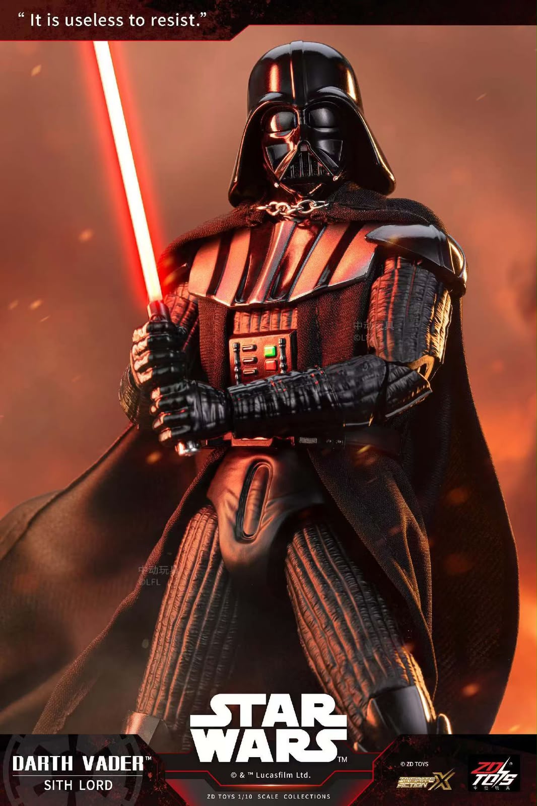 ZD TOYS Star Wars Darth Vader Sith Lord Action Figure Collectible/ Accessories Including
