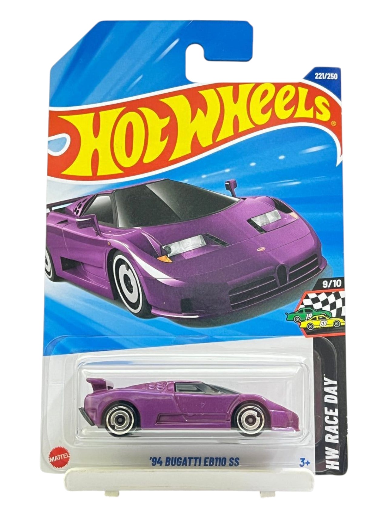Hotwheels '94 bugatti eb110 ss imported mainline 1:64 Scale