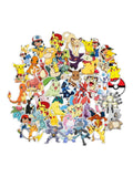 Pokémon Cartoon Sticker Pack for Phone, Laptop & Notebook | Self-Adhesive Vinyl Stickers | Pack of 50