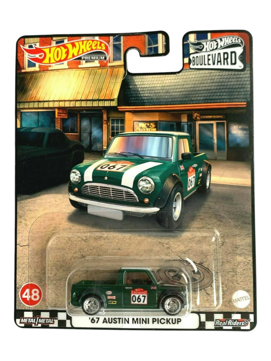 HotWheels 67 Austin Mini Pickup Imported Premium 1:64 Scale