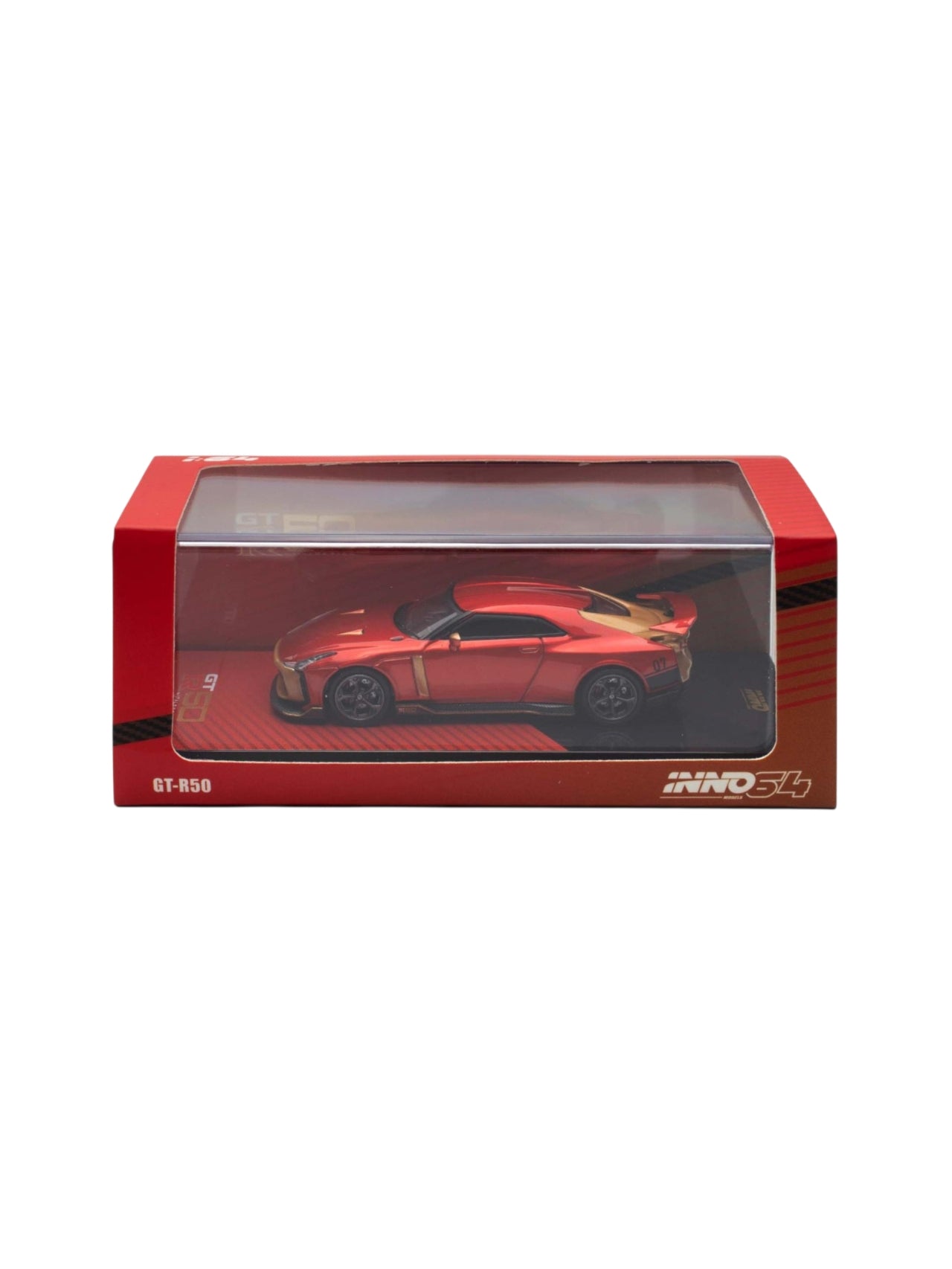 INNO64 Nissan GT-R (R50) 1:64 Scale Metal Diecast IN64-R50-RED