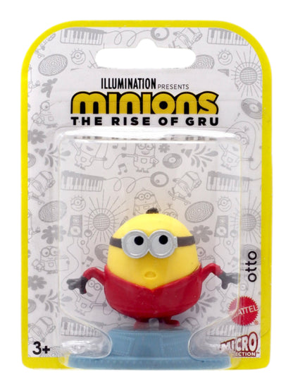 Minions The Rise of Gru Otto Red Outfit Micro Figure by Mattel