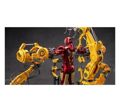 ZD Toys Marvel Studios The Infinity Saga 'Iron Man Mark IV Suit - up Gantry Premium Display 1:64 Scale