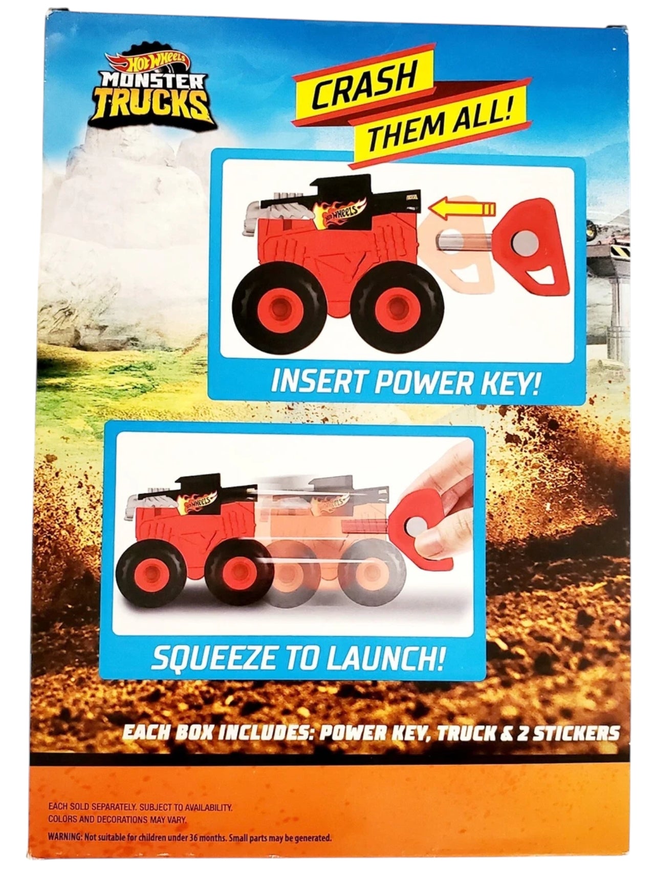 Hot Wheels Monster Trucks Random 1 Pc Surprise Model | 1 Random Design Out of 20 1:64 Scale