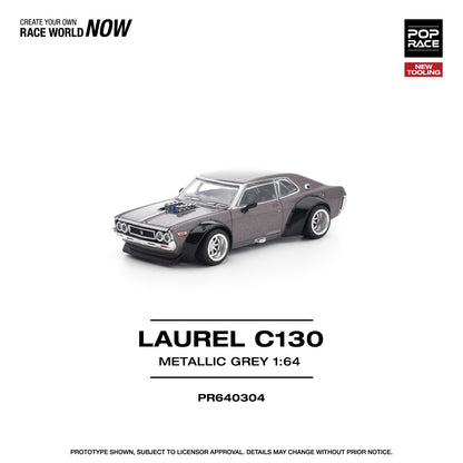 Pop Race PR64-304 Laurel C130 Imported 1:64 Scale