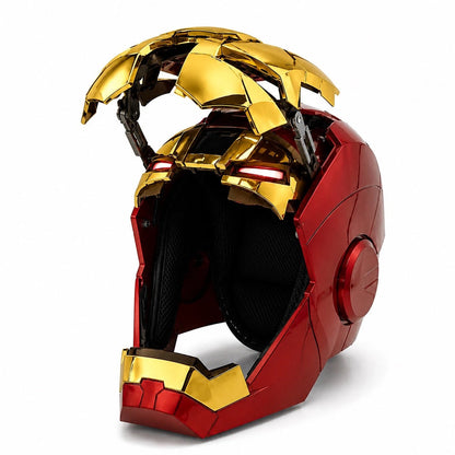 Iron Man Electronic Helmet Premium LED Illuminated Eyes , voice Control Operation If Included, Bettery/ Power
