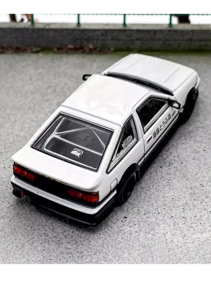 Street Warrior Toyota AE86 Rauh-Welt Premium Diecast 1:64 Scale (With Acrylic Case)