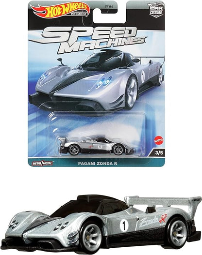 HotWheels Speed Machines Pagani Zonda R imported premium 1:64 Scale Premium