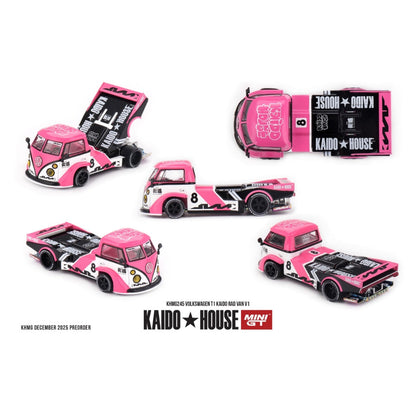 Mini GT Kaido House No.245: Volkswagen T1 Kaido RadvanV1
Regular 1:64 Scale Diecast Model
