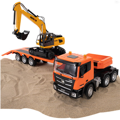 HUINA R/C Engineering Vehicle 9-Function RC Construction Truck & Excavator | Premium 1:18 Scale Model 1319
