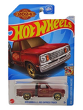 HotWheels 1978 Dodge LI'L Red Express Truck Imported Mainline 1:64 Scale