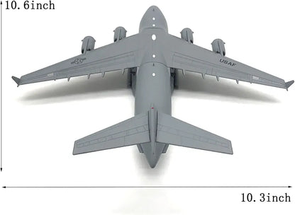 Aircraft U.S. Air Force C-17 Globemaster lll Military Model Premium Diecast Display Model (1:200 Scale) Includes Display Stand