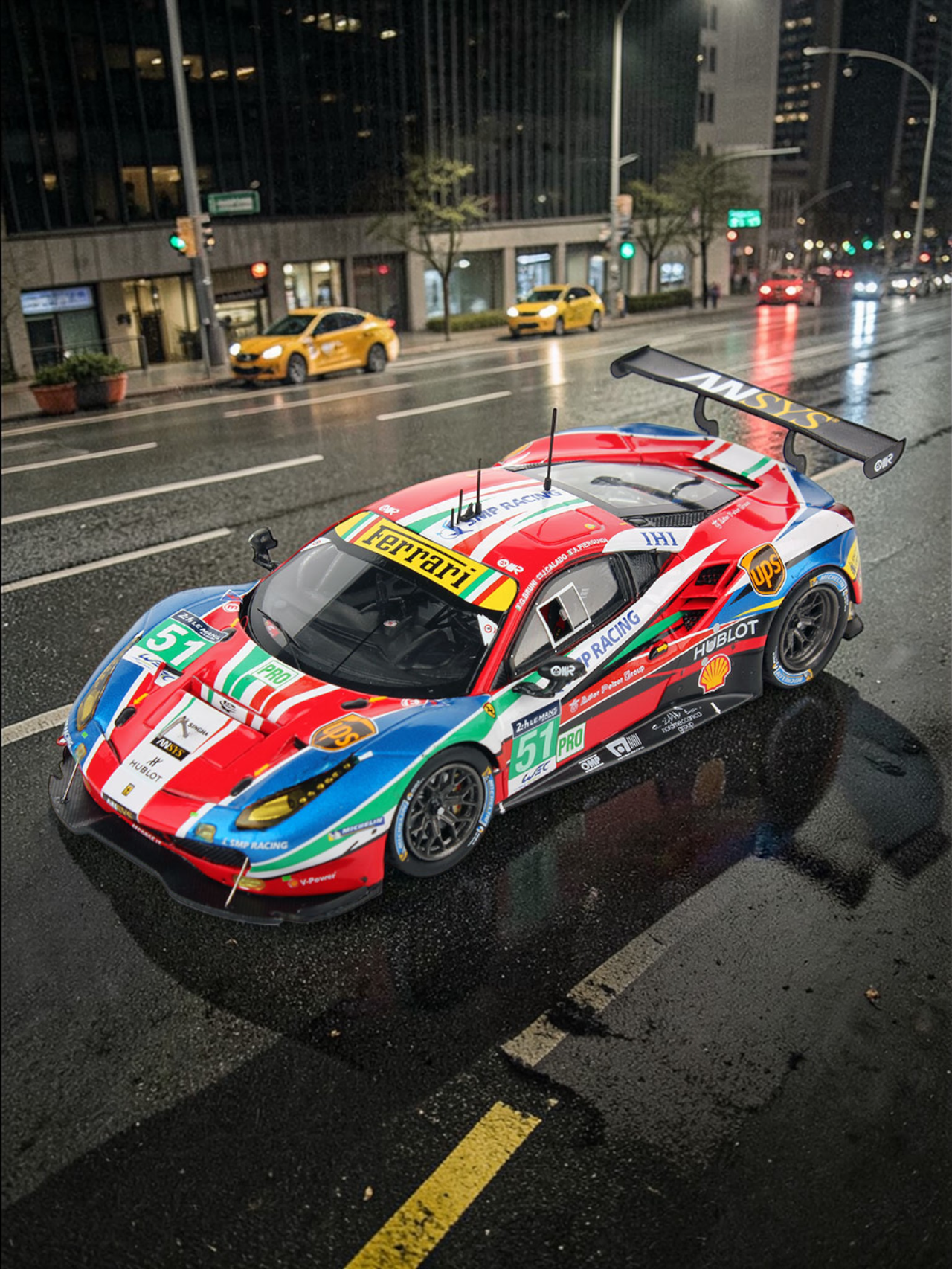 Tarmac works Ferrari 488 GTE Racing Diecast Model 1:64 Scale|Premium Collectible Car