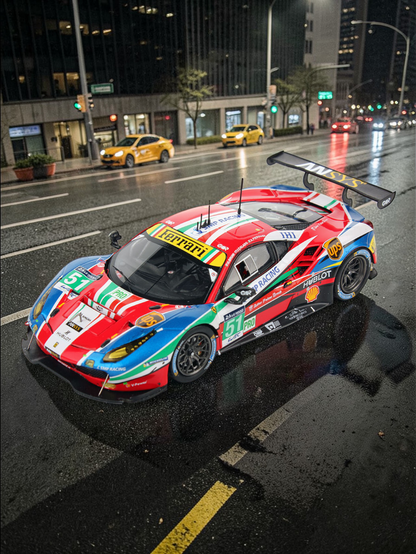 Tarmac works Ferrari 488 GTE Racing Diecast Model 1:64 Scale|Premium Collectible Car