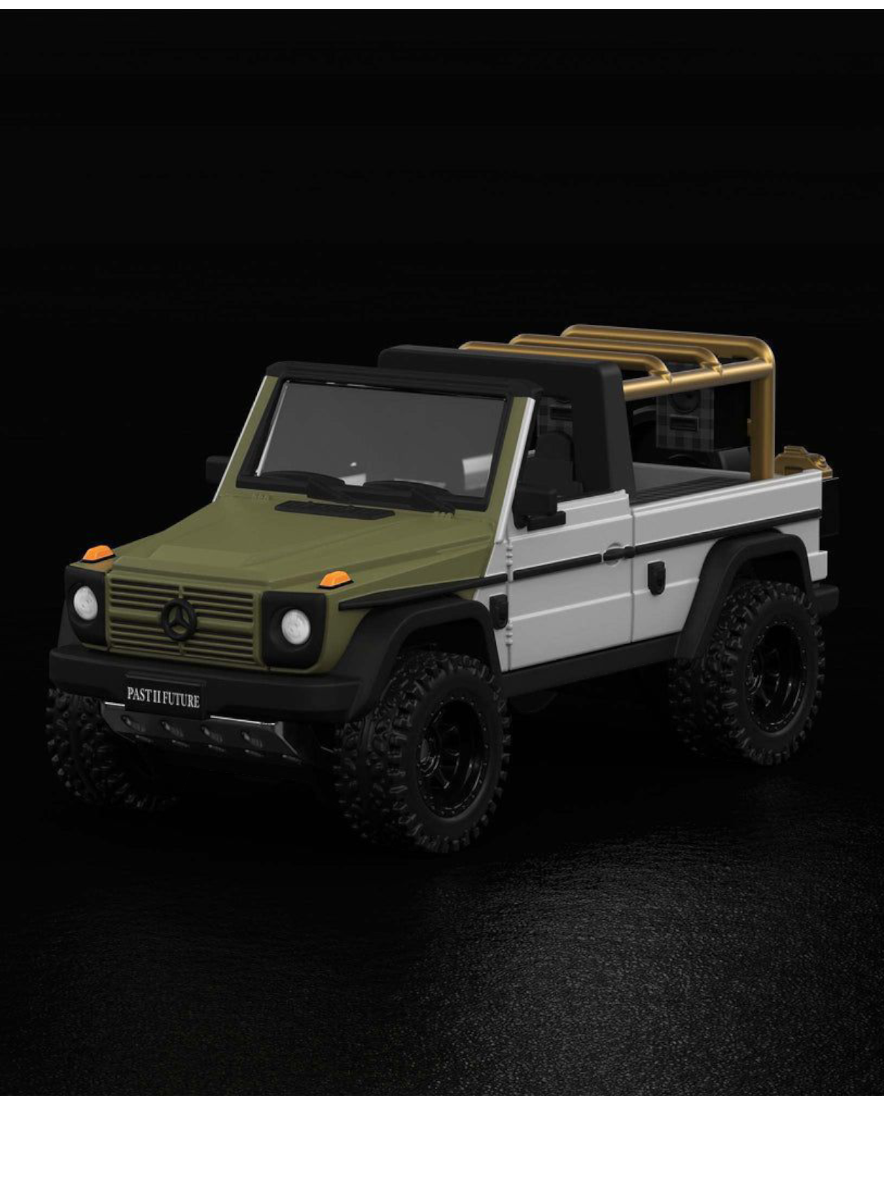 HotWheels x Mercedes-Benz Project G-Class Past II Future Designed by Nigo RLC 1:64 Scale (With Acrylic Case)