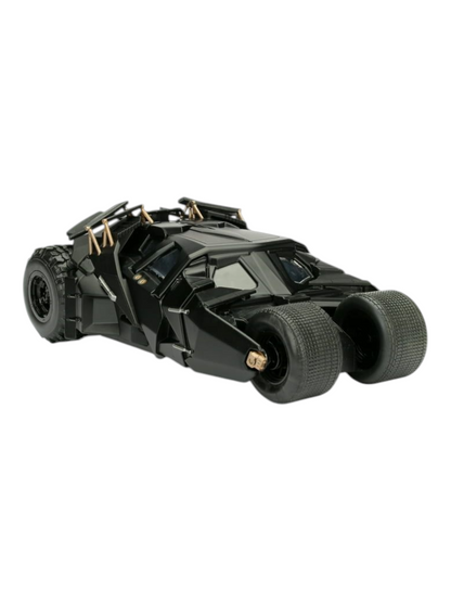 QY Toys The Dark Knight Trilogy Tumbler Batman bat mobile Alloy Model 1:24 Scale with light sound and mist.